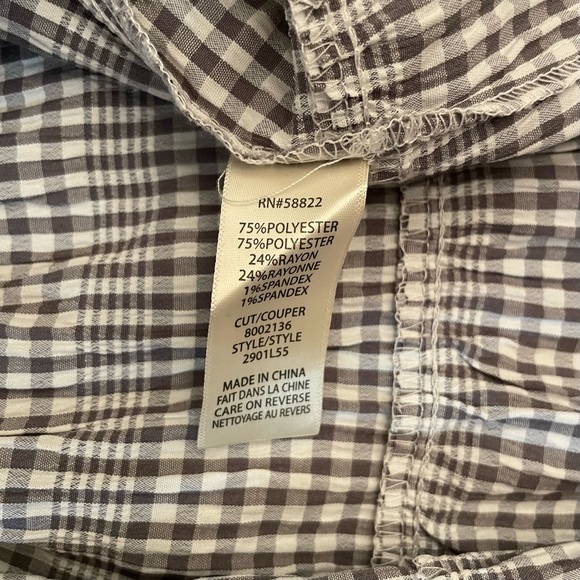 Max Studio Gingham Plaid Tiered Sleeveless Dress - Picture 6 of 10